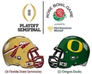 2015 Rose Bowl Presented By Northwestern Mutual: (3) Florida State Seminoles Vs. (2) Oregon Ducks