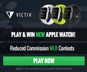 Victiv Daily Fantasy Sports: Last Chance To Qualify For Our Apple Watch Freeroll