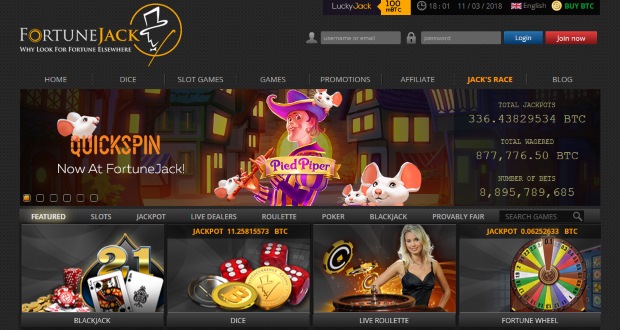 Fortunejack.com Casino Review