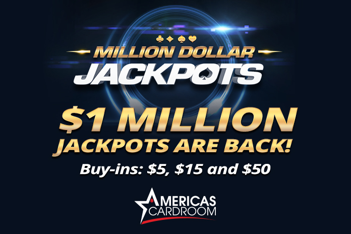 Million Dollar Jackpots Are Officially Back At Americas Cardroom But Only For A Limited Time