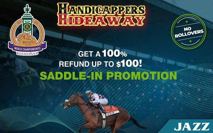 2020 Breeders Cup Classic: 100% Refund Up To $100 “Saddle-In” Promotion