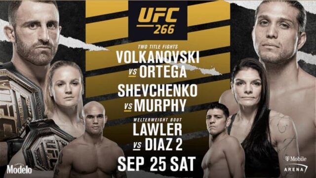 Ufc 266 Odds And Betting Action Report