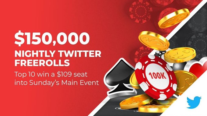 Follow Us On Twitter Win A $150,000 Seat @ Betonline Poker Freeroll