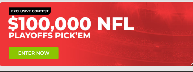 $100K Nfl Perfect Parlay Contest & $2M Poker Championship Series
