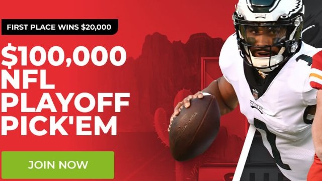 $100,000 Nfl Playoff Pick’em Contest + Playoff Betting Package